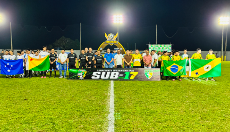 Futebol de base ganha protagonismo no Juruá com a Copa Acre Sub-17